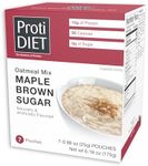 ProtiDIET High Protein Maple Brown Sugar Oatmeal - Keto-Friendly Sugar free Instant Oatmeal for a Healthy and Nutritious Breakfast, Packed with Essential Nutrients - 7 Count Box