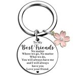 Ikacvb Friend Gifts For Women Friendship Gifts For Soul Sister Girls Bestie Female Friends Unique Gifts For True Friends Bff Birthday Christams Anniversary Valentines Gifts, Silver, S