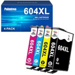 Palmtree 604XL Ink Cartridges Multipack High Yield Replacement for Epson 604 ink cartridge for Epson XP2200 ink cartridges Epson XP-2200 XP-4200 XP-3200 XP-4205 XP-3205 Workforce WF-2930DWF WF-2910DWF