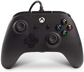 PowerA Wired Controller Officially Licensed by Microsoft Compatible with Xbox One, Xbox One S, Xbox One X & Windows 10 – Black