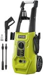 Ryobi RY120PWA 1600W 120bar Pressure Washer, Hyper Green