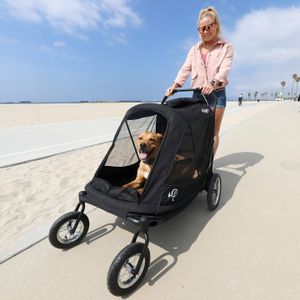Apollo 3-in-1 Large Pet Stroller – Convertible Carrier and Pushchair