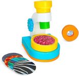 Microscope Kit for Kids | Children’s Wooden Science Kit Microscope with 2 Viewing Lenses and 10 Picture Slides | Educational STEM Toys for Toddlers and Kids Ages 3+ (B07YSWL16X)