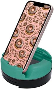 GoDonut 360 Swivel – Smartphone and Tablet Stand and Desk Organizer with 360 Degrees Device Rotation - Compact and Portable for Travel, Office and Home - Hunter Green - Made in USA