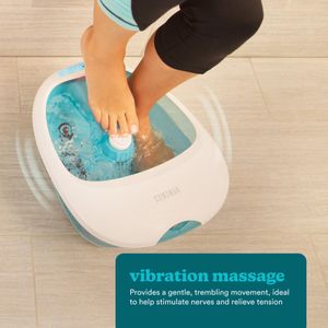 HoMedics Foot Spa Massager – Relaxing Heated Bubble Bath