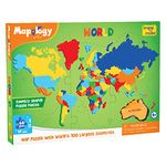 Imagimake: Mapology World- World Map and Its Countries- Learning Aid & Educational Toy- Jigsaw Puzzle- for Kids Age 4 and Above (Mapology World)