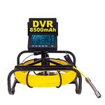 Sewer Camera 100ft,SYANSPAN 17mm Low Temperature Resistant Pipe Inspection Camera,16GB DVR Video Recording Endoscope Borescope w/LED Lights for Plumber, Homeowners(16GB DVR,100ft/30M)