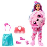 Barbie Cutie Reveal Fantasy Series Doll with Sloth Plush Costume & 10 Surprises Including Mini Pet & Color Change, Gift for Kids 3 Years & Older