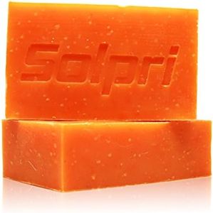 Solpri Shield Athletic Tea Tree Soap Bar with Lemongrass Eucalyptus Oil 4 oz (2 Pack) Protects Skin from Jock Itch, Athlete's Foot, Ringworm for Humans