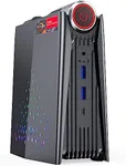 ACEMAGICIAN [Gaming PC] Ryzen Mini PC, AMD Ryzen 7 5800U(up to 4.4Ghz) 16GB DDR4 512GB NVME SSD Mini Desktop Computer, Mini Computers [WiFi6/BT5.2] [4K UHD/RGB Lights/3 Adjustable Mode PC Gaming]