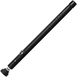Starbover Barre de sécurité pour porte coulissante, serrure de sécurité réglable avec embouts en caoutchouc 45-128 cm, serrure de sécurité pour porte de terrasse, noir, pour maison et appartement