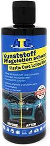 ATG Autozubehör-Teile-Gerl Cuidado de los plásticos del coche en negro, goma y vinilo, producto de cuidado, refresco intensivo de los plásticos en la zona interior y exterior, 250 ml