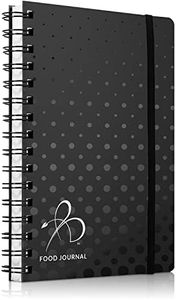 Bright Line Eating Official Food Journal | Daily Meal Planner and Food Journal for Bright Line Eaters | 90 Days | Black | Use to Stay Accountable and Track Food, Water, and Weight Loss (Black)