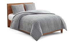 UGG 13081 Kenzie Full-Queen Comforter Set Soft Luxury Faux Fur Comfortable Bedroom Blanket Comforter Set and Two Pillow Shams, Full/Queen, Seal