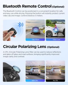VIOFO A229 Plus Dual 2K Dash Cam – Front and Rear Car Camera