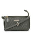 GLOSSY women sling bag girl sling bag (Grey)