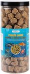 capuca Freeze Dried Brine Shrimp Cubes -100% Pure High Protein Fish Food for Tropical, Marine & Freshwater Fish, Aquatic Turtles (4oz)