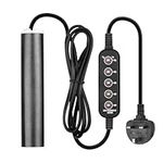 ITIY Mini Fish tank heater 50W, Small Aquarium Heater with 2 Suction Cups Temperature Control for 10-50L Marine Saltwater and Freshwater