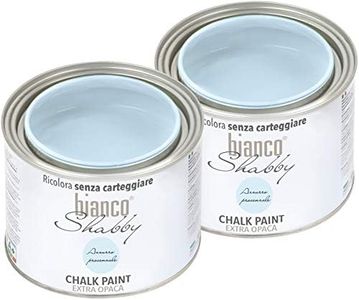 CHALK PAINT Azzurro Provenzale Pittura Shabby Chic Vintage per Mobili e Pareti EXTRA OPACO (2 x 500 ml)
