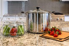 Barton 20Qt Canner w/Temp Indicator & Rack Multi Use Stainless Steel Canning Water Bath Kit Holds Up to 7 Jars