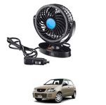 Auto Addict 12V DC Electric Car Single Head Fan for Dashboad 360 Degree Rotatable Car Auto Powerful Cooling Air Fan For Maruti Suzuki Alto 800(2012-Present)