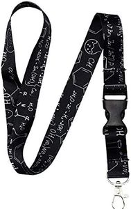 Lanyard-Lanyards for Women/Men-ID Lanyard-Key Lanyard-University Lanyard -Premium Soft Silky Wide Strapped Beautifully Printed Lanyard with Safe Removable Buckle & Spring Clip