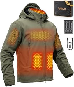 Men Heated Graphene Jacket 12v Battery Pack Included Camping Essentials Gear Accessories Supplies Gadgets Car Must Haves Stuff Equipment Rv 2025 Truck Winter Outdoor Items Unique Safety Survival Gift