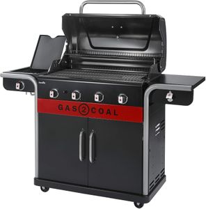 Char-Broil Gas2Coal 440 Hybrid Grill – Gas and Charcoal BBQ