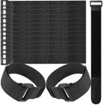 LJY 16-Pack Hook and Loop Straps Ny