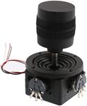 LYWS 3-axis Joystick Potentiometer JH-D300X-R2 5K 50°3D Joystick Sealed PTZ Thermistor, Black