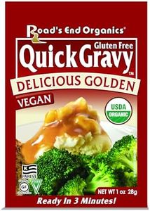 Road's End Organics Gluten Free Golden Gravy Mix, 1 Ounce Pouch (Pack of 12)