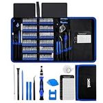 XOOL 140 in 1 Professional Computer Repair Tool Precision Laptop Screwdriver Kit, Electronics Repair Tool with 120 Magnetic Bits, Compatible for MacBook, iPhone, Game Console, Tablet