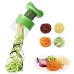 Spiralizer, 2PCS Handheld Spiralizer for Vegetable, Spiral Slicer, Veggie Spiral Cutter Pasta Spaghetti Maker for Spaghetti, Carrot, Fruit, Cucumber, Potato, Pumpkin, Zucchini, Noodle