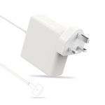 Mac Book Pro Charger T-Tip 85W，Replacement T-Tip Power Adapter, Compatible with Mac Book Air 11, 13 and 17 inch (Mid 2012 to 2017), Models A1425 A1424 A139 A1435 A1465 etc., Works with 85W/60W/45W