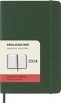 Moleskine 2024 Daily Planner, 12M, Pocket, Myrtle Green, Soft Cover (3.5 x 5.5)