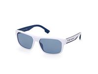 BMW MOTORSPORT Men's Injected Sun Glasses Sunglasses, White, 59