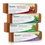 Himalaya Botanique Complete Care Toothpaste, for Brighter Teeth and Fresh Breath, Natural, Fluoride-Free, SLS-Free, Carrageenan-Free & Gluten-Free, Vegan, 150 g (5.29 oz), Variety 4 Pack