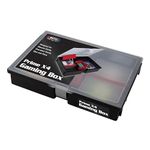 BCW Prime X4 Gaming Box | Playing Card Storage Box for Decks and Game Accessories, Includes Removable Dividers and Dice Trays | Trading Card Storage Box for Gaming (Standard)