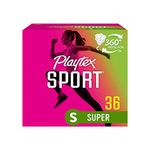 Playtex Sport Tampons with Flex-Fit Technology, Super, Unscented - 36 Count by Playtex