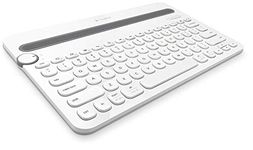 Logitech Bluetooth Multi-Device Keyboard K480 for Computers, Tablets and Smartphones, White (920-006343)