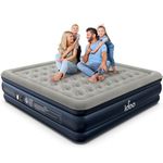 iDOO King Air Mattress with Built in Pump, 18" Raised Comfort Blow up Mattress, Upgraded Four Chamber Air Bed, Inflatable Mattress for Guests & Home, colchones inflables, AirBed, 750lbs Max