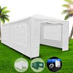 3x6m White Outdoor Gazebo Garden Ga