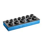 Capri Tools Stubby Impact Socket Set (3/8" Drive/SAE Set)