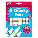 Galt Toys, 8 Chunky Pens - Washable, Chunky Pens for Children, Ages 3 Years Plus