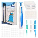 Skin Tag Remover Pen 3 in 1, 1mm to 8mm Skin Tag Removal Kit, Safe and Painless Wart Remover with 60 Micro Small and Regular Skin Tag Removal Bands for Most of Body Parts