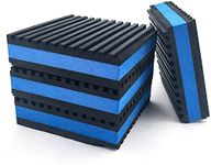 LBG Products Rubber Anti-Vibration Isolator Pads,Heavy Duty Blue EVA Pad for Air Conditioner,Compressors,HVAC,Treadmills etc (6'' X 6'' X 7/8'')