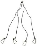 KUFA Sports Pot 4-Arm Harness for Crab Trap prawn Trap and Shrimp Pot (HAS-5: with Large Open Metal Clips)