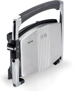 Breville 3-Slice Sandwich Press – Silver Non-Stick Grill