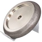 Moao Tools, Super Abrasive Electroplated（galvanic） CBN Profile Grinding Wheels, 5 inch Diameter - 1/2 inch bore - 10/30, for Band Saw Blades