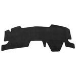 X AUTOHAUX Car Dashboard Cover Black Flannel Non Slip for Toyota Yaris Cross